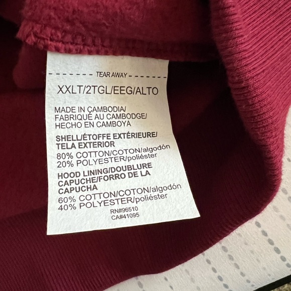 New Mens Under Armour Hoodie Size XXLT - Picture 5 of 7